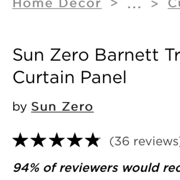 NEW Curtain Sunblocking… Thick w Gromets - Picture 5 of 6